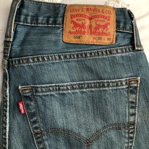 Mens Levis Relaxed Straight Jeans